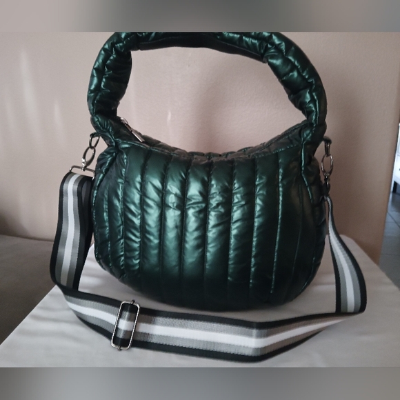 Think Royln Green Quilted Women's Bag - Picture 2 of 4